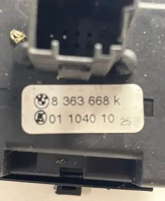 BMW 3 E46 Indicator stalk 8363668K 01104010