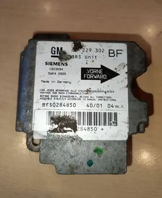 Opel Zafira A Airbag control unit/module 1923594 BFS0284850 5WK42925