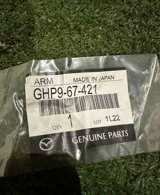 Mazda 6 Rear wiper blade arm GHP967421