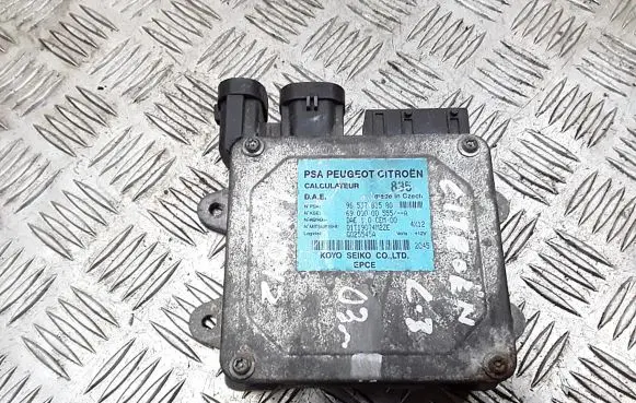 Citroen C3 Power steering control unit/module 9653783580