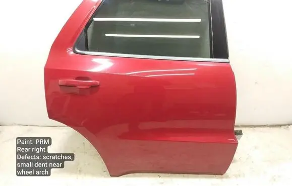 Rear door