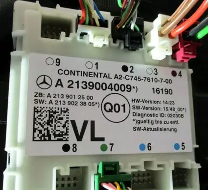 Mercedes-Benz E W213 Door control unit/module A2139004009