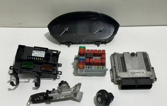 Fiat Ducato Engine ECU kit and lock set 46350216 0281037189 00468626260