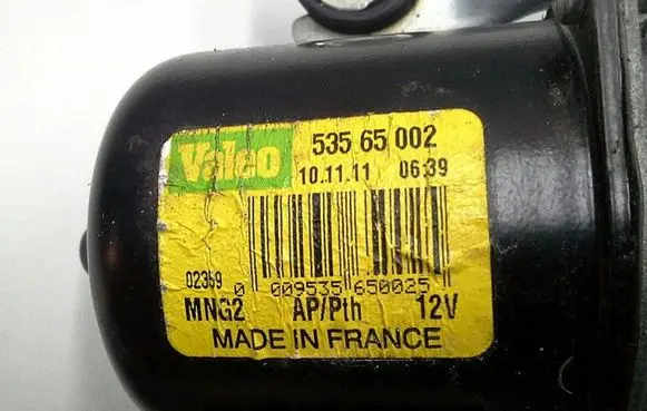 Citroen C1 Rear window wiper motor 53565002