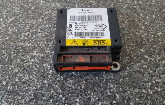 Peugeot 607 Airbag control unit/module 9651942180