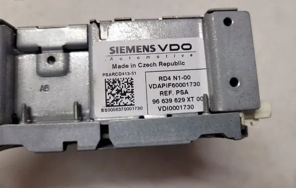 Citroen C4 I Picasso Radio/CD/DVD/GPS head unit BS0006370001730 96639629XT00 0205016