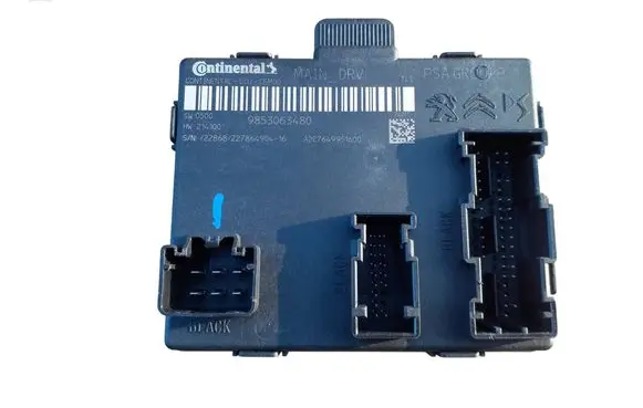 Peugeot 408 P54 Door central lock control unit/module 9853063480