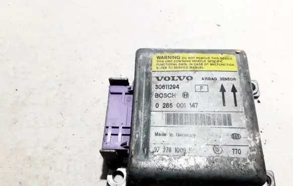 Volvo S40, V40 Airbag control unit/module 30611294 0285001147