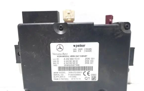 Mercedes-Benz E W212 Other control units/modules