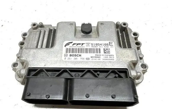 Fiat 500 Abarth Engine control unit/module 51854166 0261201756 51854166E