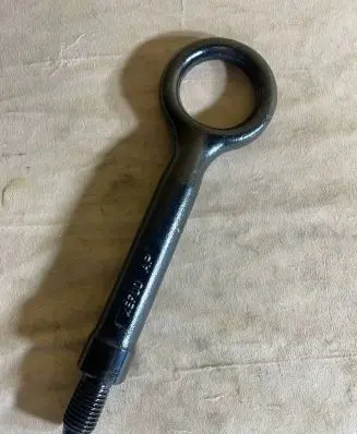 Towing hook eye