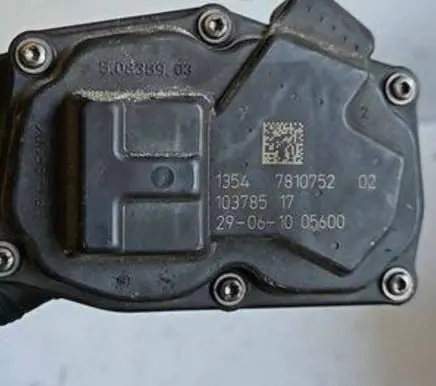 BMW 5 F10 F11 Throttle valve 10378517 7810752 50836903