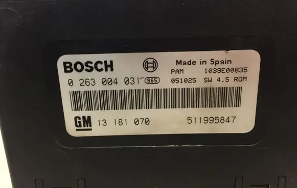 Opel Zafira B Parking PDC control unit/module 0236004031 13181070 511995847