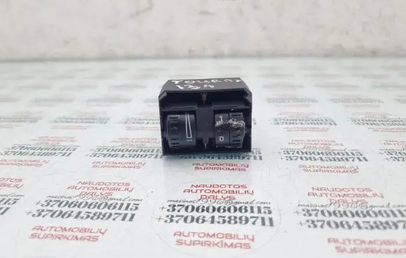 Volkswagen Touran II Headlight level height control switch 1T0941333C