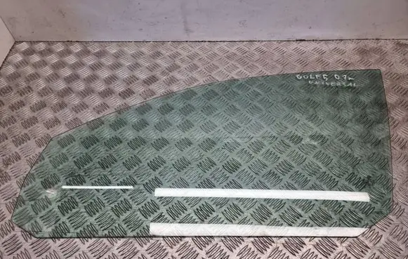 Volkswagen Golf V Front door window glass four-door 004583 000266