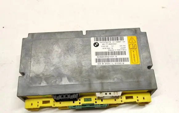 BMW 7 E65 E66 Airbag control unit/module 65776933021 037078076 0118867
