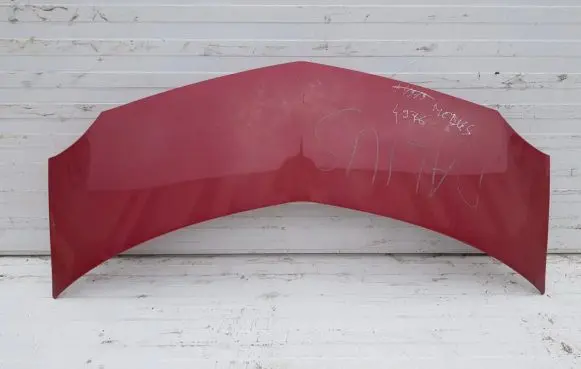 Renault Modus Engine bonnet/hood raudona