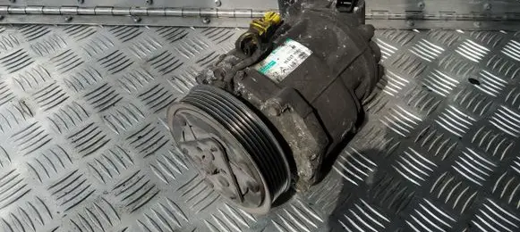 Peugeot 407 Air conditioning (A/C) compressor (pump) 9663315680