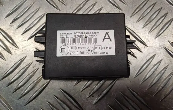 Toyota Yaris Immobilizer control unit/module 897800D070 625480000