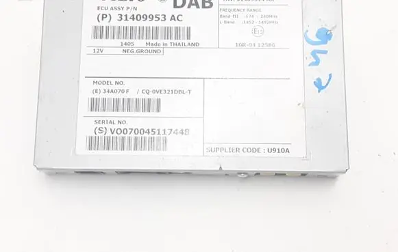 Volvo V60 Other control units/modules 31409953AC