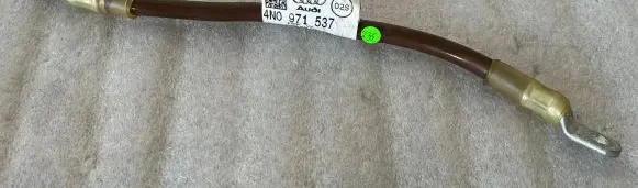 Audi A4 S4 B9 Negative earth cable (battery) 4N0971537