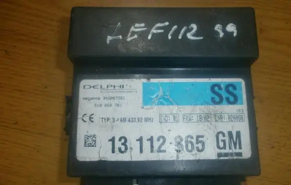 Opel Zafira A Other control units/modules 13122865