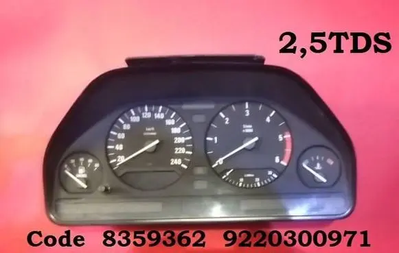 BMW 5 E34 Speedometer (instrument cluster) 8359362 9220300971 6160531013