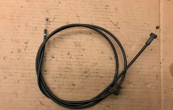 Volkswagen Golf II Engine bonnet/hood lock release cable 191823531