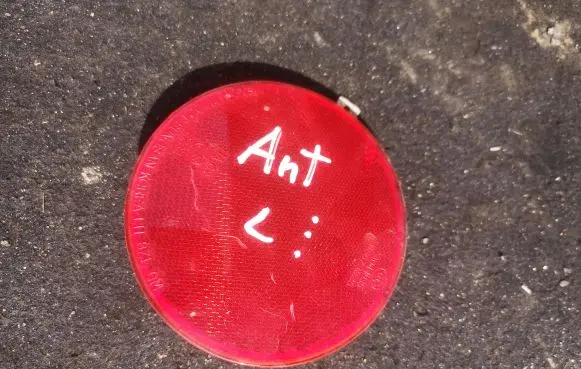 Opel Antara Rear tail light reflector