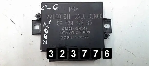 Citroen C6 Engine control unit/module 9662917680