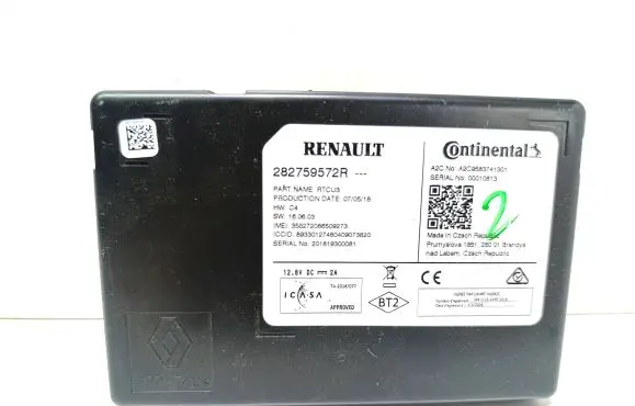 Renault Captur Other control units/modules 282759572R
