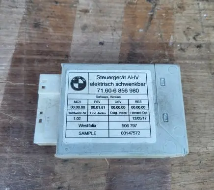 BMW 7 F01 F02 F03 F04 Tow bar trailer control unit/module 71606856980 00147572 506797