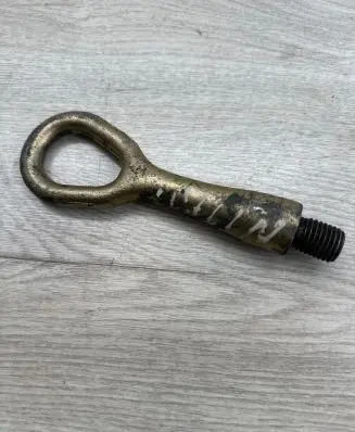 Towing hook eye