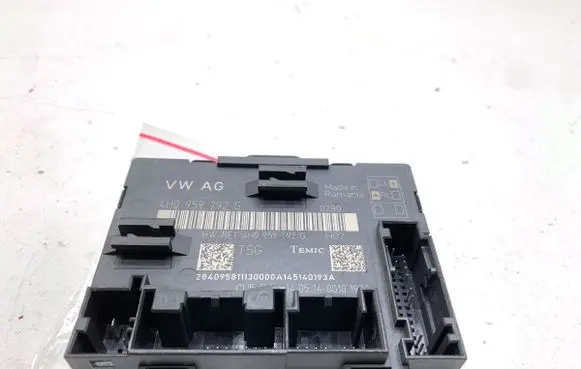 Audi A8 S8 D4 4H Other control units/modules 4H0959792G