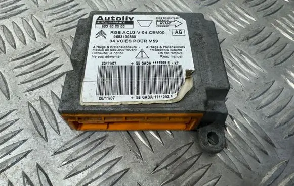 Citroen Berlingo Airbag control unit/module 9653190880 603602500