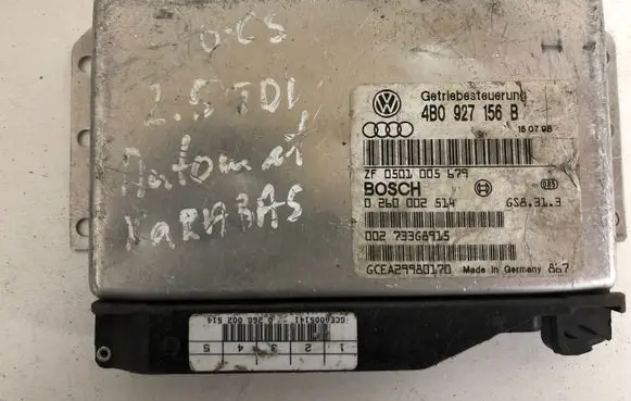 Audi A6 S6 C5 4B Gearbox control unit/module 4B0927156B 0260002514