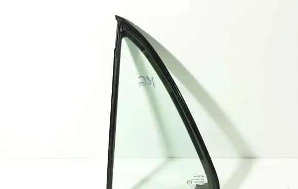 Rear vent window glass