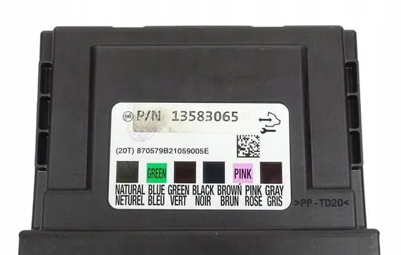 Chevrolet Aveo Comfort/convenience module 13583065