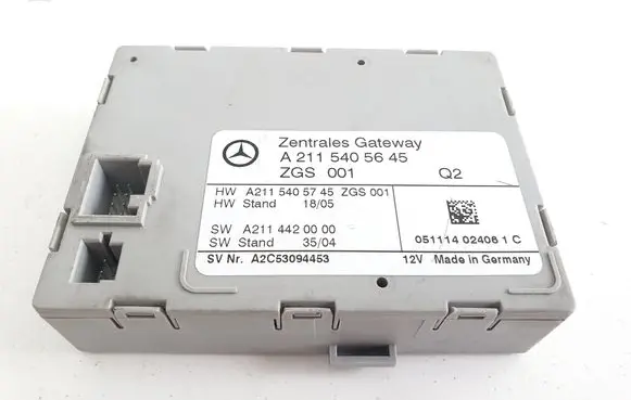 Mercedes-Benz E W211 Gateway control module A2115405645 A2115405745