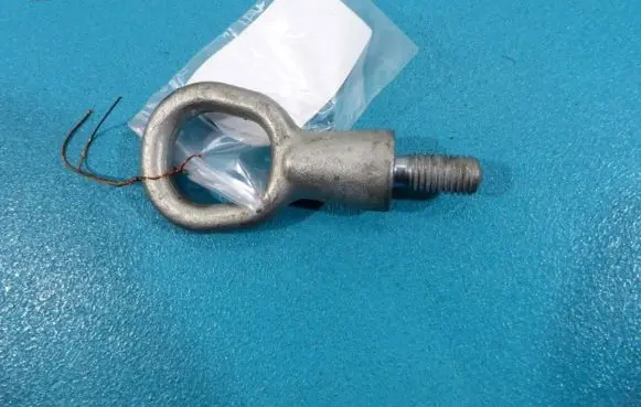 Towing hook eye