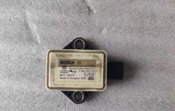 Audi A6 S6 C6 4F ESP acceleration yaw rate sensor 4F0907637A 0265005776