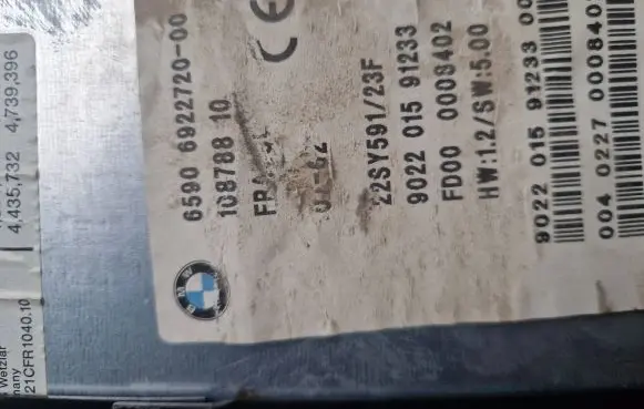 BMW 3 E46 Navigation unit CD/DVD player 6922720 902201591233 22SY59123F