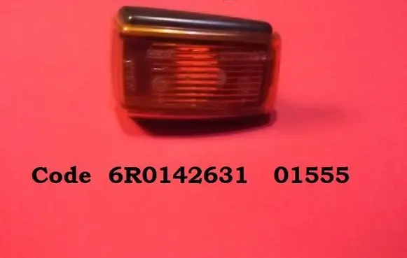 Front fender indicator light