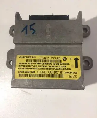 Chrysler Neon II Airbag control unit/module P04671774AB 39754C TU6ME1061B0161