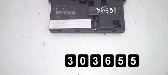 Mercedes-Benz E W211 Engine control unit/module 2118201585