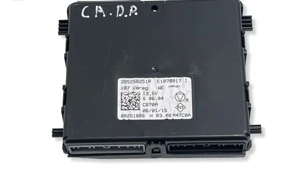 Renault Captur Other control units/modules 285258251R 00261886 E1078017