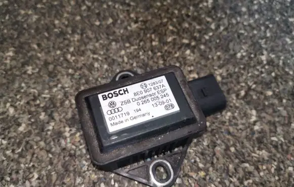 Audi A8 S8 D3 4E ESP acceleration yaw rate sensor 8E0907637A