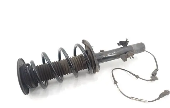 Front shock absorber with coil spring