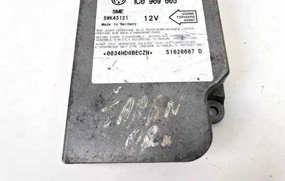 Volkswagen Sharan Airbag control unit/module 1C0909605 5WK43121