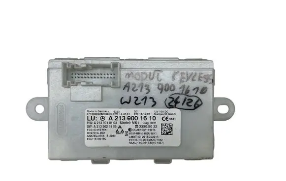 Mercedes-Benz E W213 Keyless (KESSY) go control unit/module A2139001610